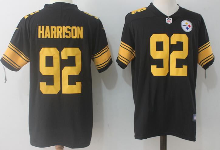 Mens Pittsburgh Steelers James Harrison Nike Black Jersey