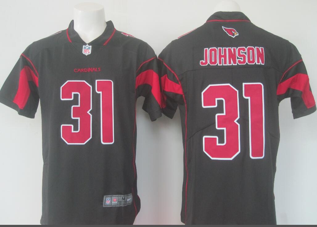 Men's Arizona Cardinals David Johnson Nike Black Color Rush Legend Jersey