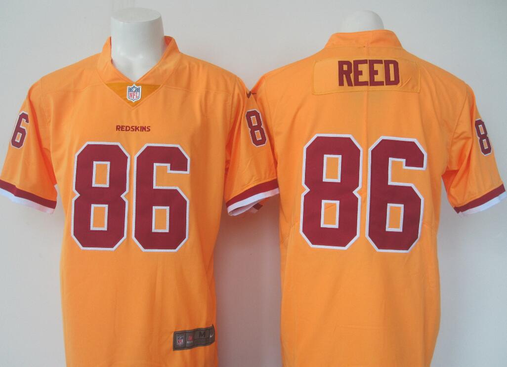 Washington Redskins Jordan ReedMen  Nike Gold Color Rush Game Jersey