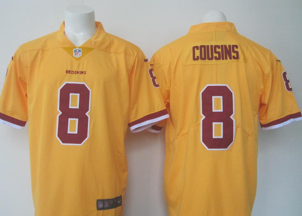 Men's Washington Redskins Kirk Cousins Nike Gold Vapor Untouchable Color Rush Limited Player Jersey