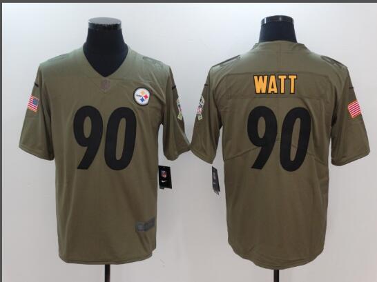 New Pittsburgh Steelers T.J. Watt Nike Black  Limited Jersey