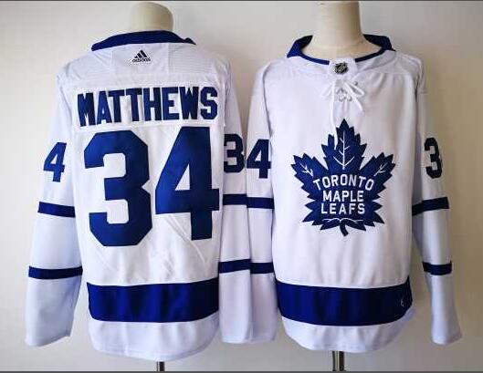 Men's Toronto Maple Leafs Auston Matthews adidas White Hockey Jersey