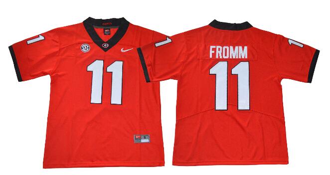 MENS JAKE FROMM GEORGIA BULLDOGS STITCHED JERSEY (Cost about 2-4 days to make)