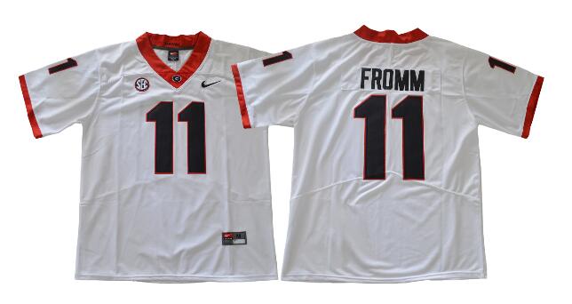 MENS JAKE FROMM GEORGIA BULLDOGS STITCHED JERSEY (Cost about 2-4 days to make)