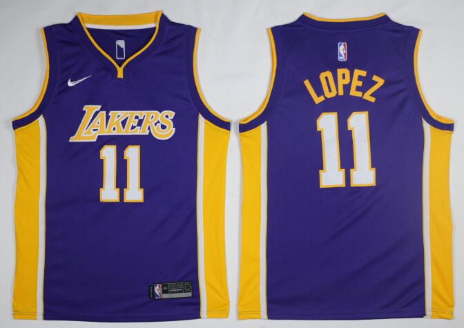 Nike Los Angeles Lakers 11 Brook Lopez