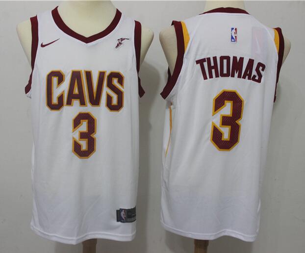 NEW Cleveland Cavaliers Isaiah Thomas White 3 Stitched   Men Jersey