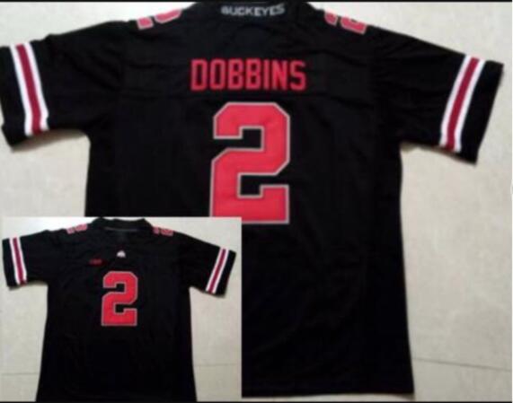 Mens #2 J.K. Dobbins Ohio State Buckeyes College Stitched Jerseys