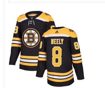 Adidas Bruins #8 Cam Neely Black Home Authentic Stitched NHL Jersey