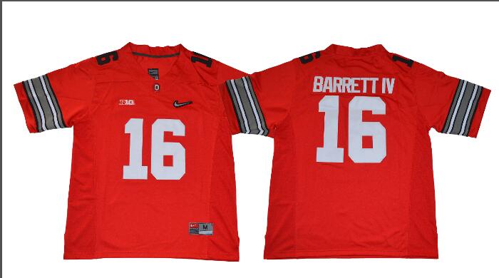 Ohio State Buckeyes #16 J.T. Barrett  IV Jersey