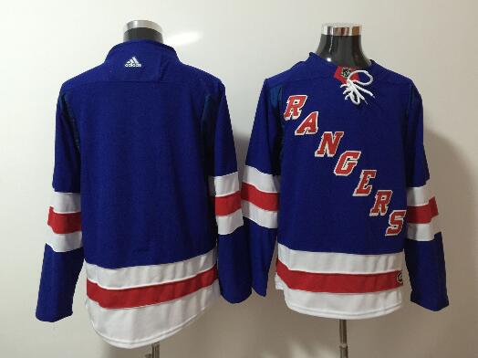 Adidas Men New York Rangers Blank blue nhl jerseys