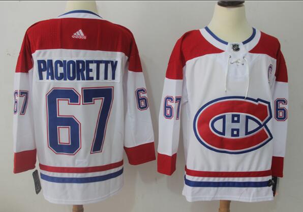 Adidas Canadiens #67 Max Pacioretty Red Home White Stitched NHL Jersey