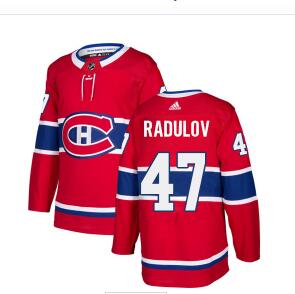 Adidas Canadiens #47 Alexander Radulov Red Home Custom Stitched NHL Jersey