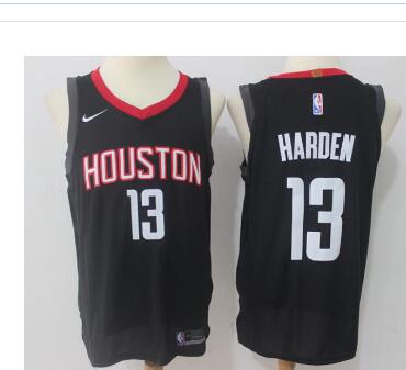 Nike Men's Houston Rockets #13 James Harden Black Stitched NBA Swingman Jersey