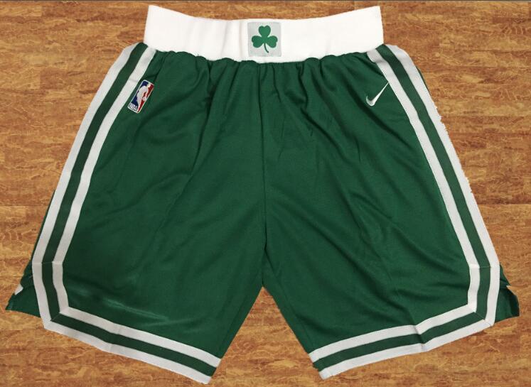 Nike Men's Boston Celtics Basketball Shorts Green Stitched