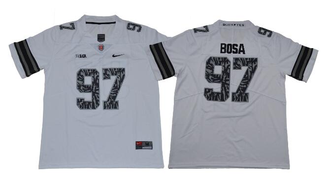 2017-2018 New Ohio State Buckeyes 97 Joey Bosa red mens College ncaa Football Jersey White