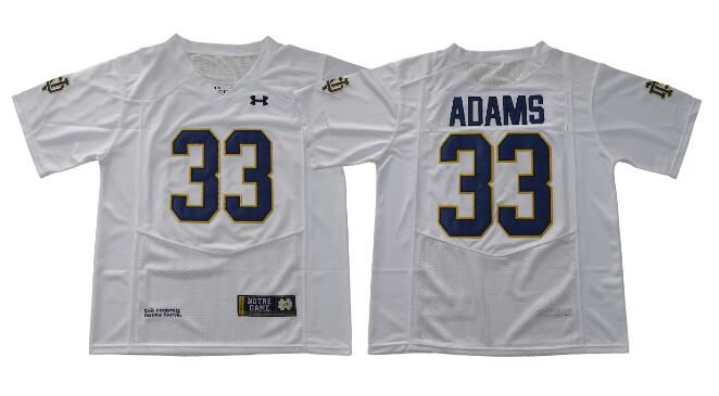 Custom Notre Dame Fighting Irish #33 Josh Adams jersey