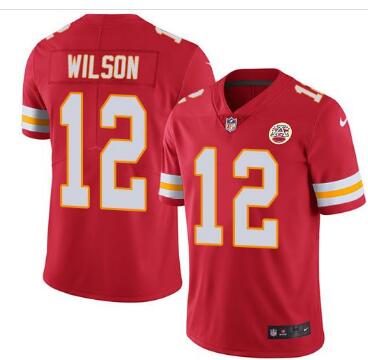 Nike Kansas City Chiefs #12 Albert Wilson Red Team Color Men's Stitched NFL Vapor Untouchable Limited Jersey