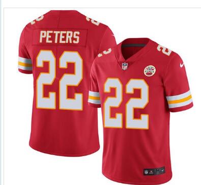 Nike Kansas City Chiefs #22 Marcus Peters Red Team Color Men's Stitched NFL Vapor Untouchable Limited Jersey