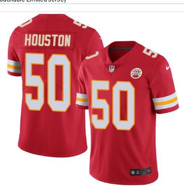 Nike Kansas City Chiefs #50 Justin Houston Red Team Color Men's Stitched NFL Vapor Untouchable Limited Jersey