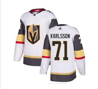 Adidas Golden Knights #71 William Karlsson White Road Authentic Stitched NHL Jersey