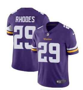 Nike Minnesota Vikings #29 Xavier Rhodes Purple Team Color Men's Stitched NFL Vapor Untouchable Limited Jersey