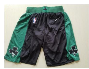 Nike Men's Boston Celtics Basketball Shorts Black Stitched