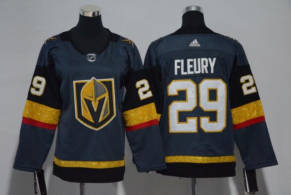 Adidas Men's Vegas Golden Knights Marc-Andre Fleury Hockey Jersey Black