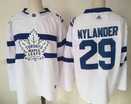 Adidas Toronto Maple Leafs #29 William Nylander White Authentic 2018 Stadium Series Stitched NHL Jersey