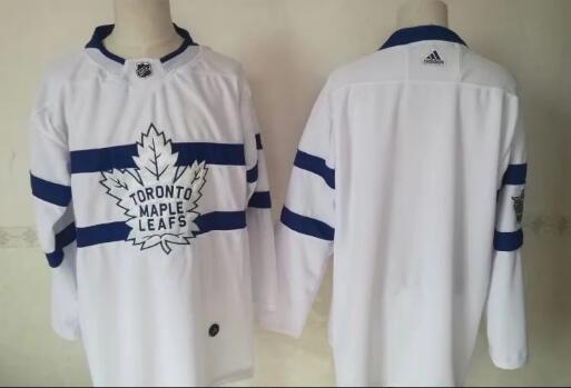 Adidas Toronto Maple Leafs Blank White Jersey