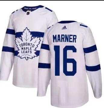 Adidas Toronto Maple Leafs #16 Mitchell Marner White Authentic 2018 Stadium Series Stitched NHL Jersey