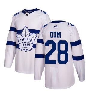 Adidas Toronto Maple Leafs #28 Connor Brown White Authentic 2018 Stadium Series Stitched NHL Jersey