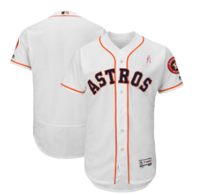 Houston Astros Blank White 2018 Mother's Day Flexbase Jersey