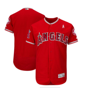 LA Angels of Anaheim Blank Red 2018 Mother's Day Flexbase Jersey