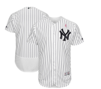 New York Yankees Blank White 2018 Mother's Day Flexbase Jersey