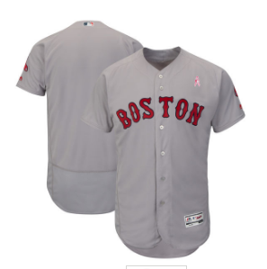 Boston Red Sox Blank Gray 2018 Mother's Day Flexbase Jersey