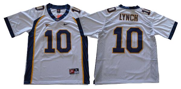 California Golden Bears 10 Marshawn Lynch white men College ncaa Football Jerseys 1