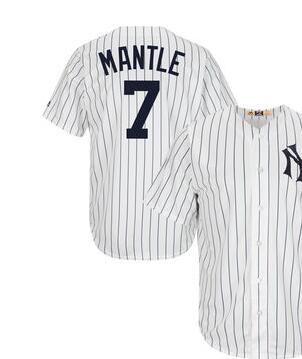 Men's New York Yankees Mickey Mantle  #7 Baseball Jersey