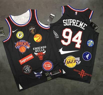 Supreme x Nike x NBA Men Basketball Jerseys