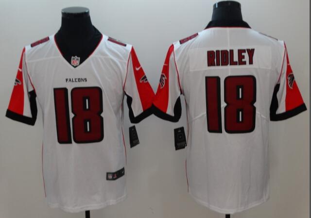 Men's Atlanta Falcons Calvin Ridley Nike Red 2018 NFL  White Football Jersey