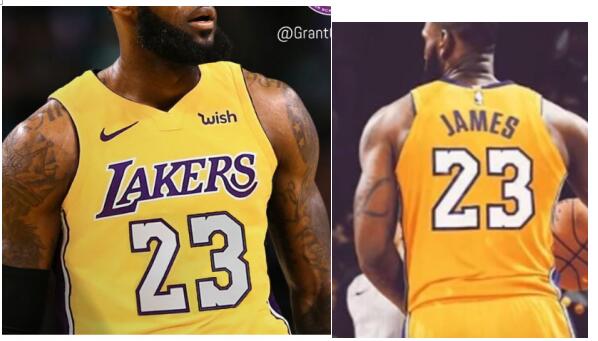 New Men Nike Mens Los Angeles Lakers 23# Lebron James Basketball Jersey