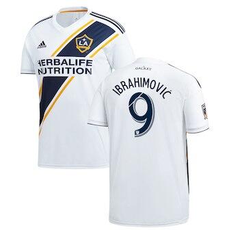 LA Galaxy Zlatan Ibrahimovic adidas White 2018 Primary Replica Player Jersey for Men