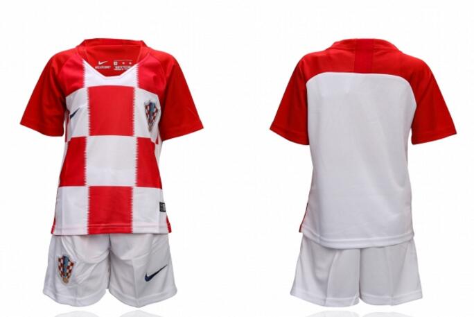 Kids  Croatia Nike Red 2018-19 Jersey