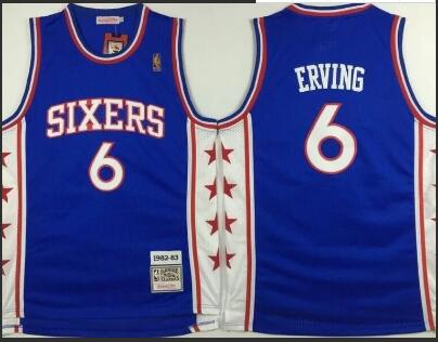 Julius Erving Philadelphia 76ers Dr. J Mitchell & Ness Authentic Jersey Sixers