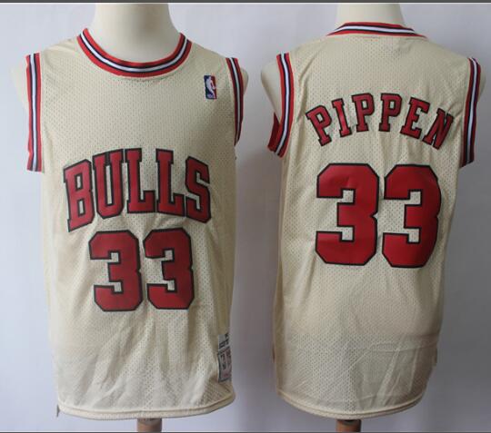 Chicago Bulls #33 Scottie Pippen 1997-98 Red Hardwood Classics Soul Swingman Throwback Jersey