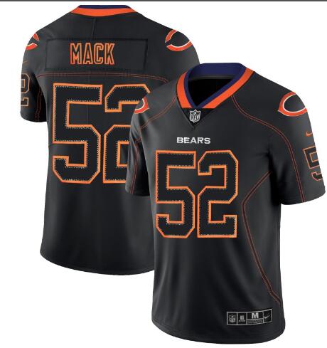 Nike 2018 Fashion Impact Chicago Bears #52 Khalil Mack  Color Rush Limited Jersey