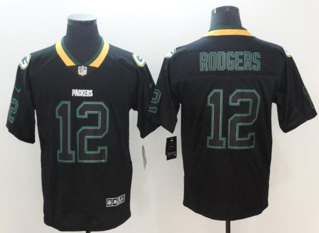 Mens Green Bay Packers Aaron Rodgers 12 Fashion Jersey