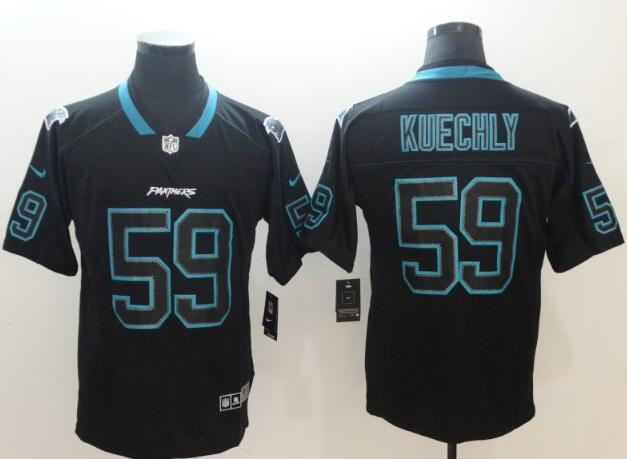 Men Fashion Carolina Panthers 59 Luke Kuechly Jersey