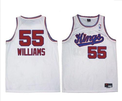 55 Jason Williams white basketball jersey