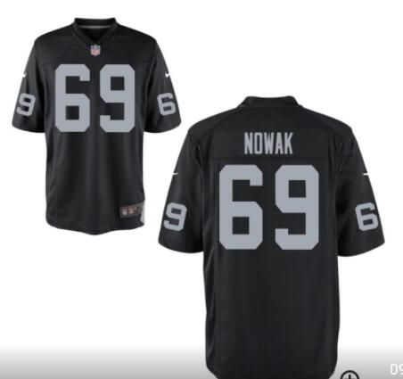 Men Nike Oakland Raiders 69# Nowak Jersey Custom