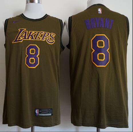 Men 8# Kobe Bryant Jersey Green